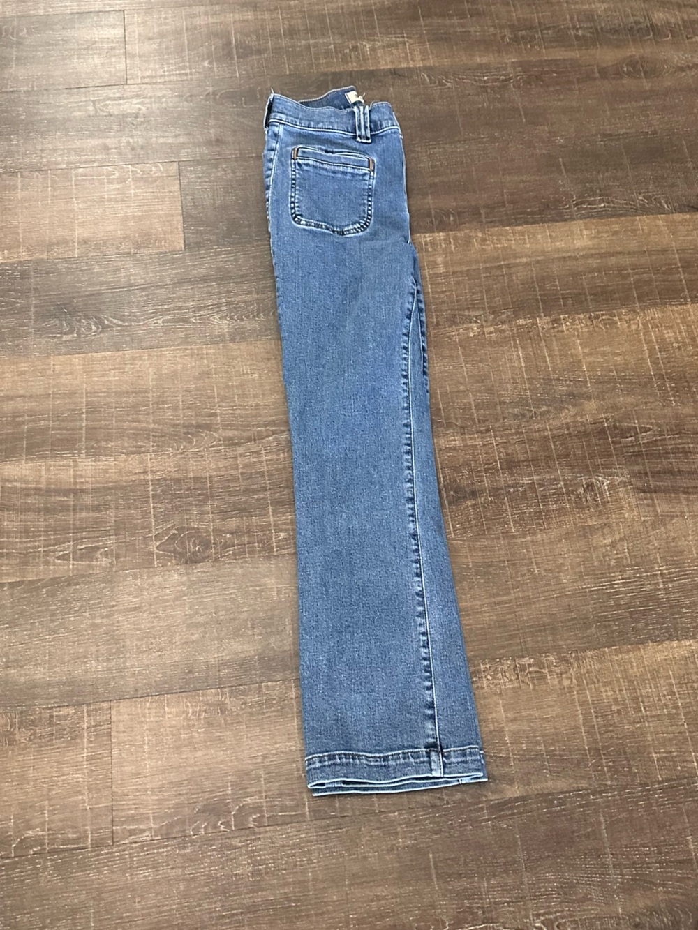 Madewell Mid Rise Kick Out Jeans Medium Blue Women’s Size 26 - Picture 3 of 6